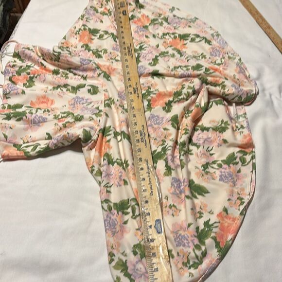 Zara Size Medium fully lined Floral Mini Dress - Picture 10 of 10